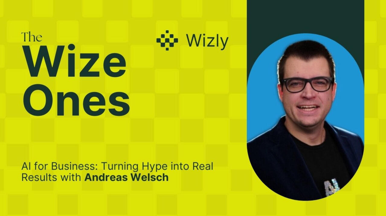 Andreas Welsch joined "The Wize Ones" podcast. AI isn't about replacing humans – it's about empowering them with it. We discussed how to: - Align AI initiatives with concrete business goals - Start small but think big - Foster collaboration between - human